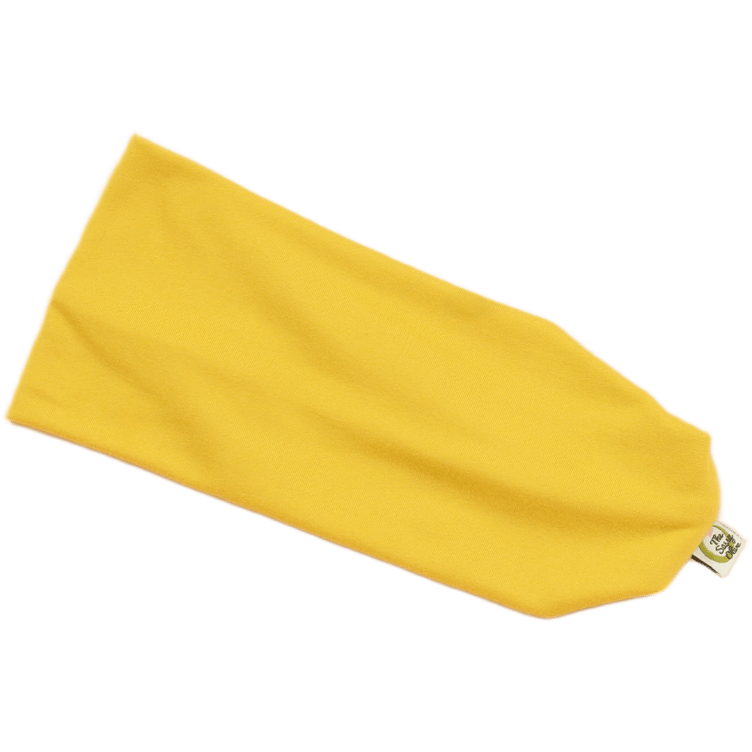 Mustard Yellow Solid Stretch Headband - The Sassy Olive