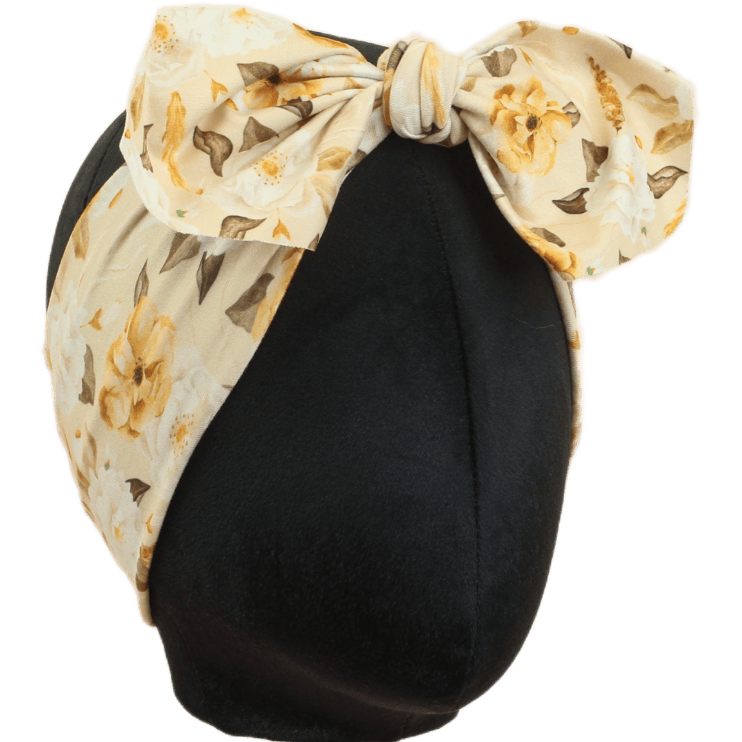 Myrtle Floral Top Knot Headband - The Sassy Olive