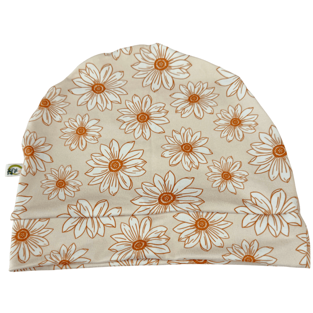 Neutral Daisies Benzie Cap - The Sassy Olive