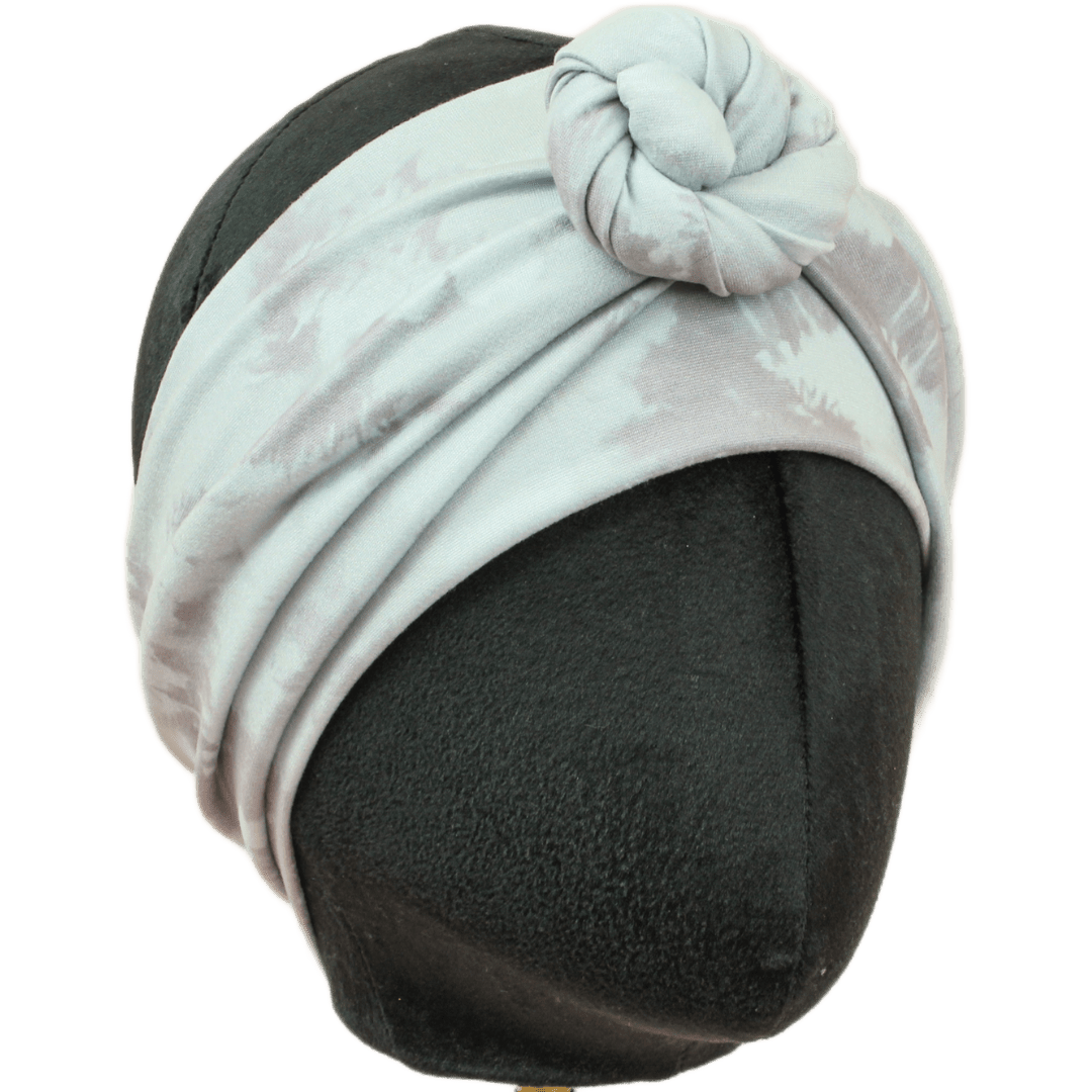 Ocean Gray Wrap Headband - The Sassy Olive