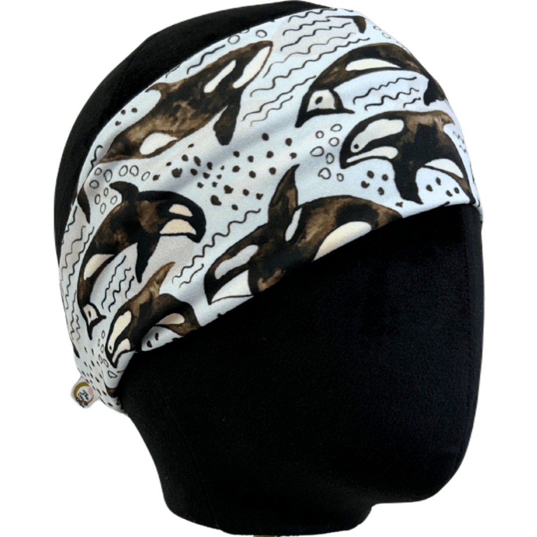 Oh Whale Stretch Headband - The Sassy Olive