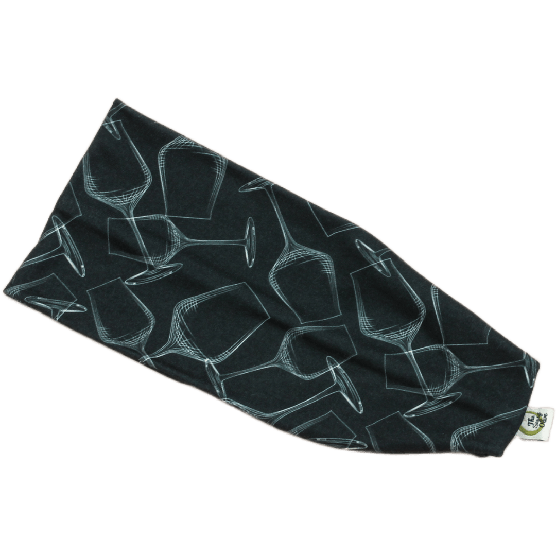 Ok, Just One Glass Stretch Headband - The Sassy Olive