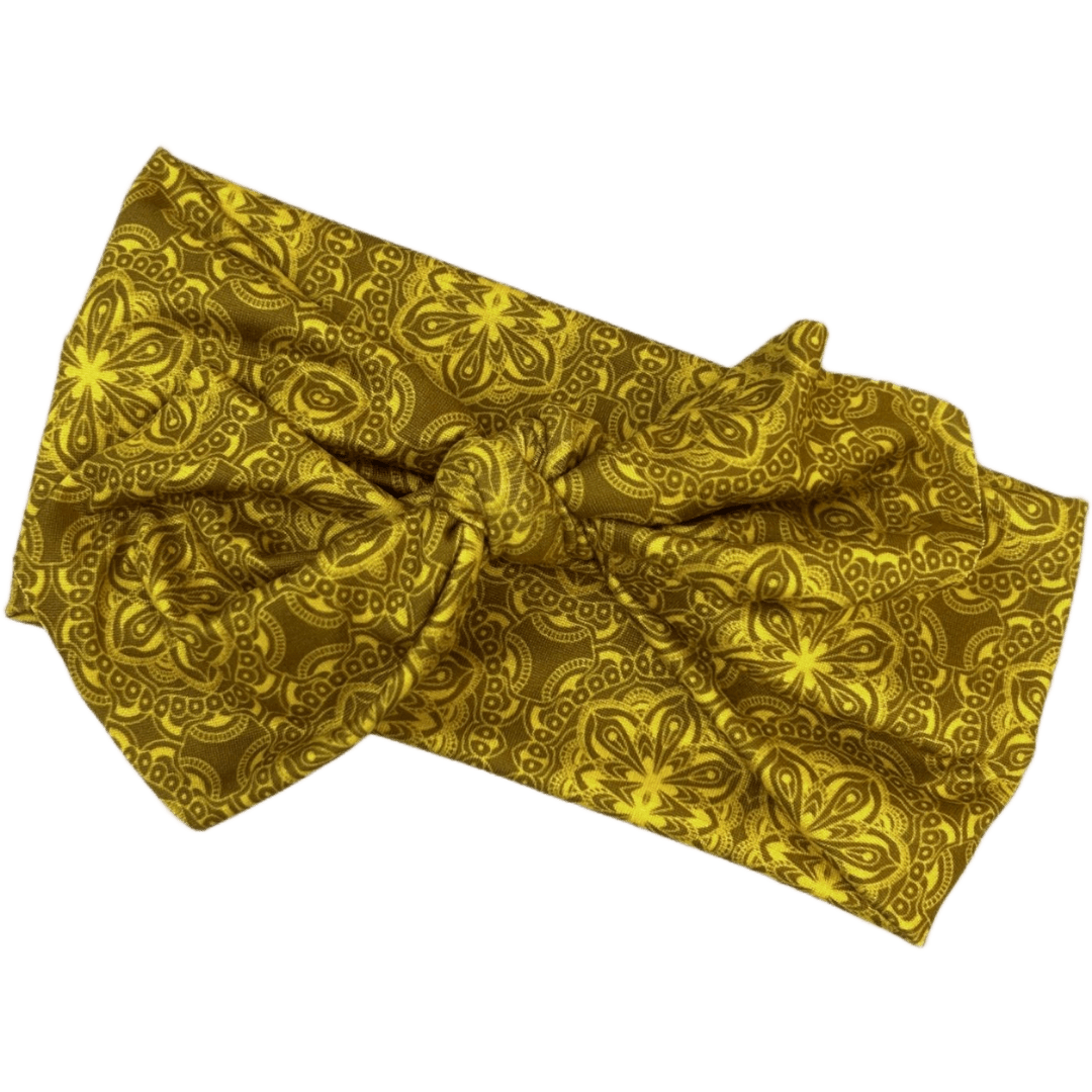 Olive Medallions Top Knot Headband - The Sassy Olive