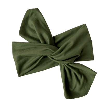 Olive Topknot Headband - The Sassy Olive
