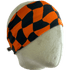 Orange and Black Check Stretch Headband - The Sassy Olive