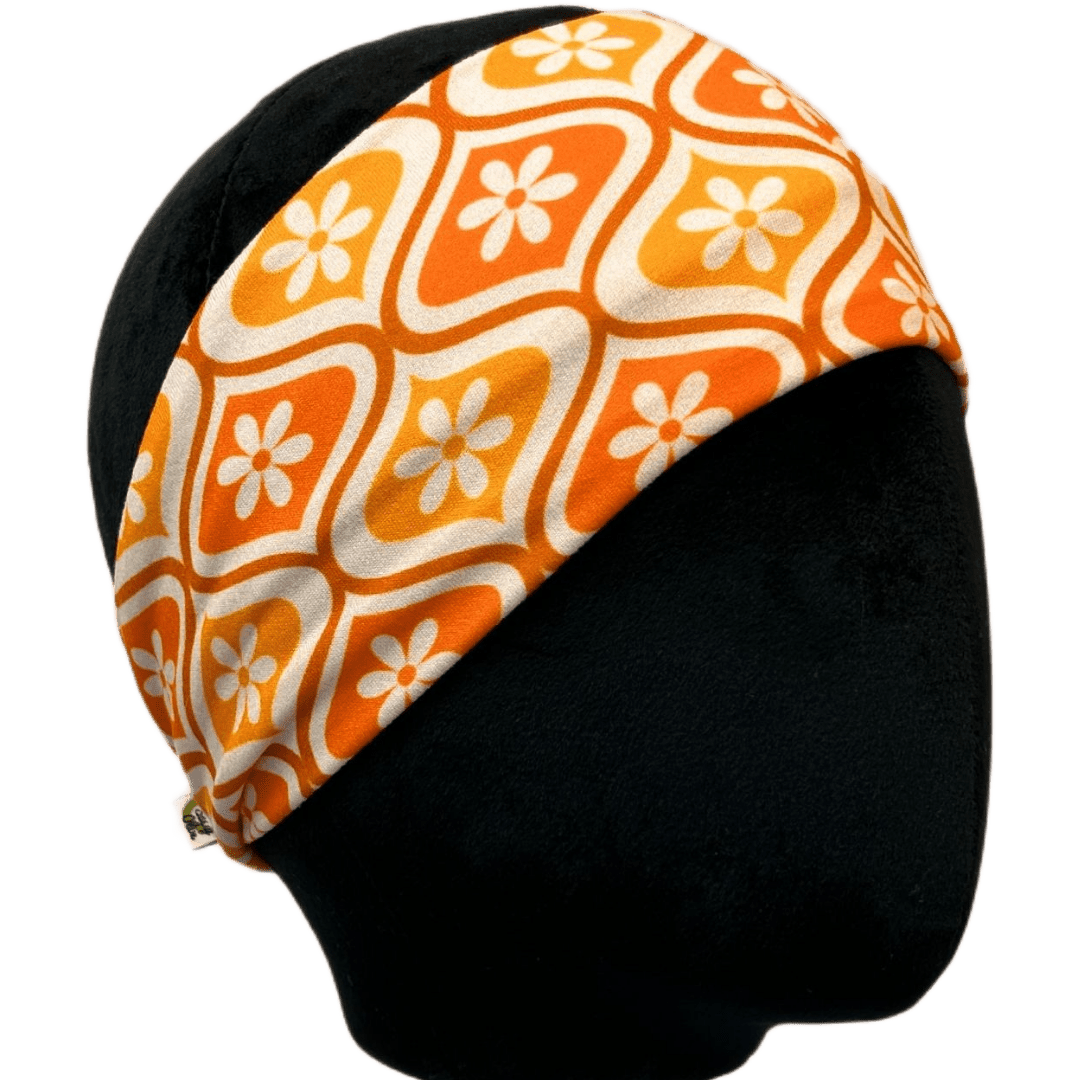 Orange Couch Stretch Headband - The Sassy Olive