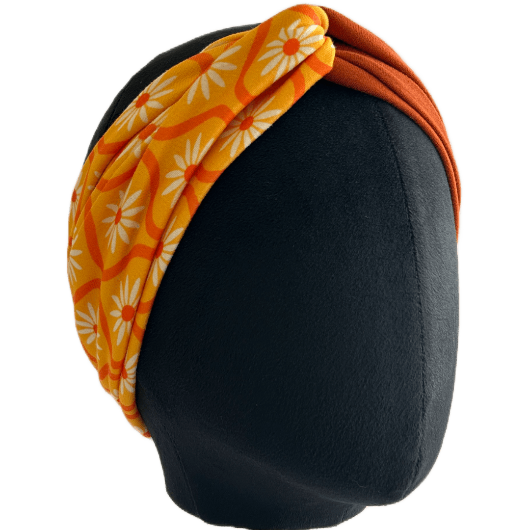 Orange Couch Twist Headband - The Sassy Olive