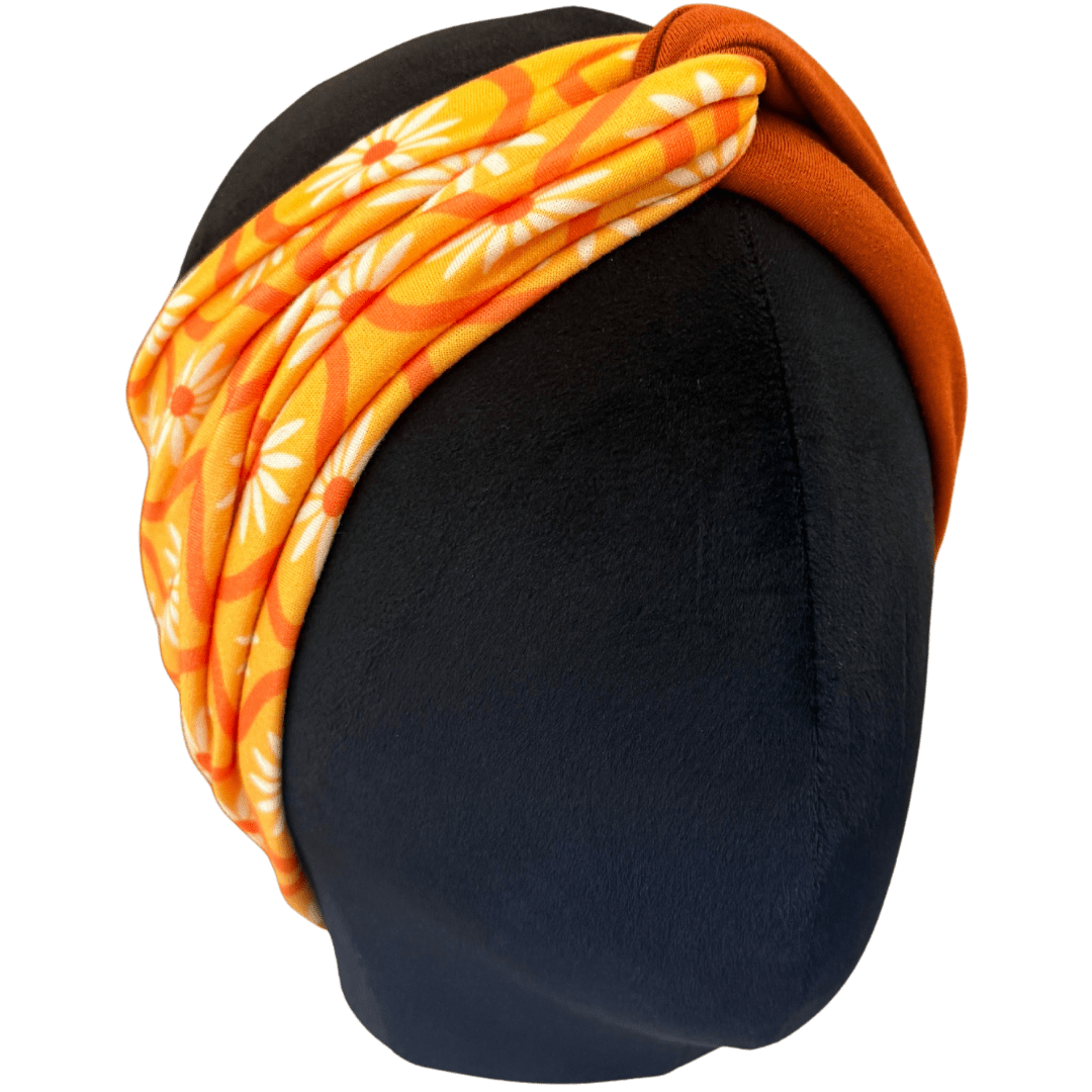 Orange Couch Twist Headband - The Sassy Olive