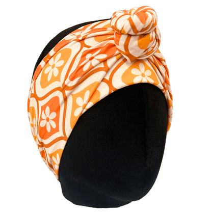 Orange Couch Wrap Headband - The Sassy Olive