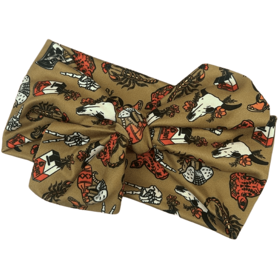 Outlaws Top Knot Headband - The Sassy Olive