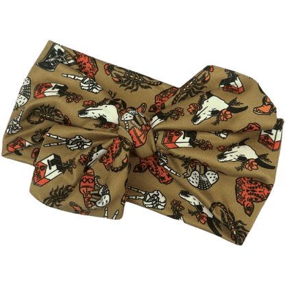 Outlaws Top Knot Headband - The Sassy Olive