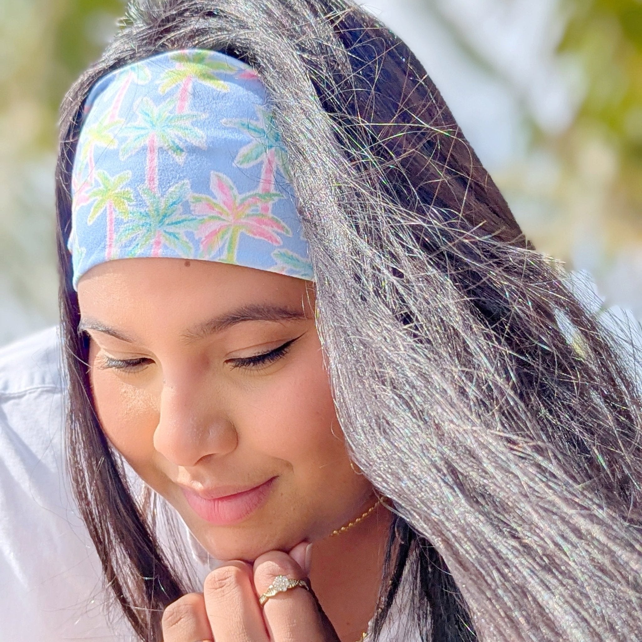 Palm Party Stretch Headband - The Sassy Olive