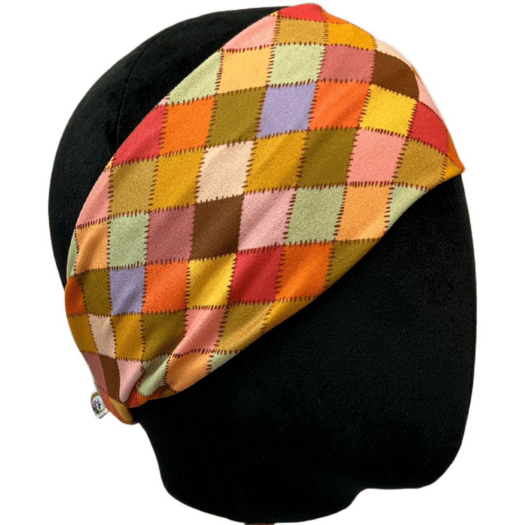 Patchwork Stretch Headband - The Sassy Olive