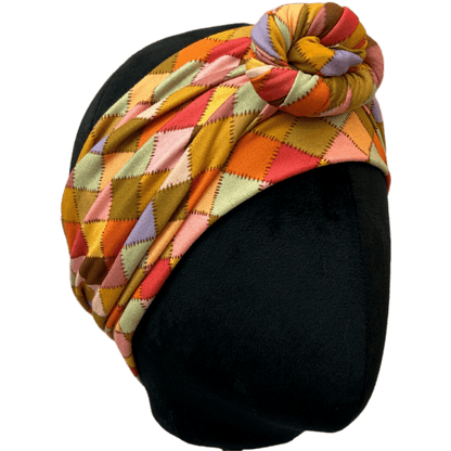 Patchwork Wrap Headband - The Sassy Olive