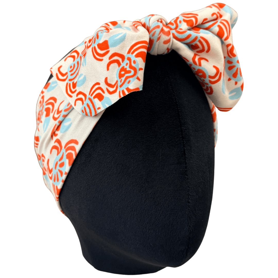 Patriotic Coastline Crab Top Knot Headband - The Sassy Olive