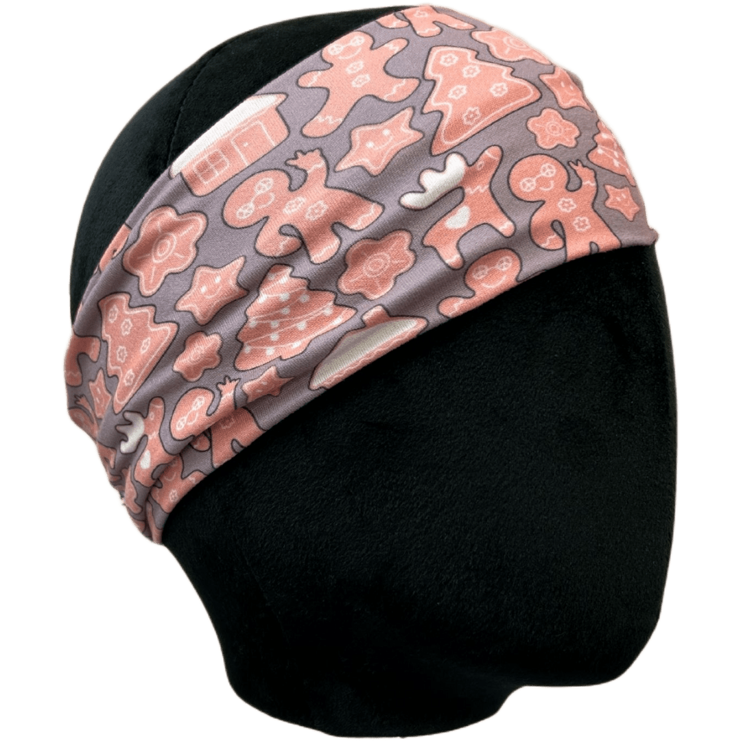 Peace, Love &amp; Gumdrop Buttons Stretch Headband - The Sassy Olive