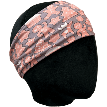 Peace, Love &amp; Gumdrop Buttons Stretch Headband - The Sassy Olive