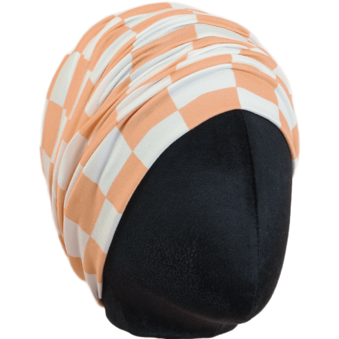 Peach Fuzz Checker Boho Buff - The Sassy Olive
