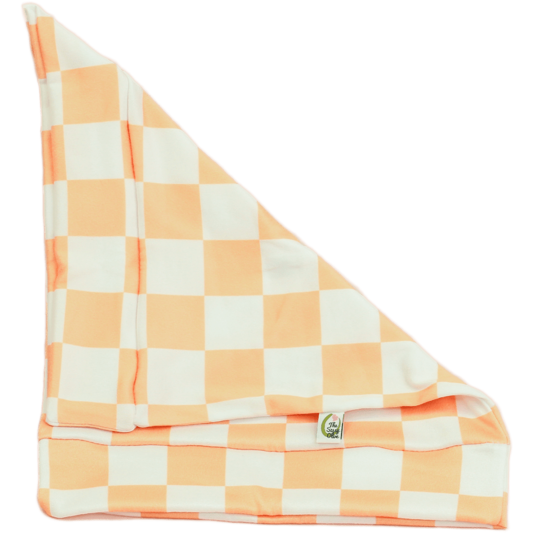 Peach Fuzz Checker Boho Buff - The Sassy Olive