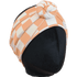 Peach Fuzz Checker Wrap Headband - The Sassy Olive
