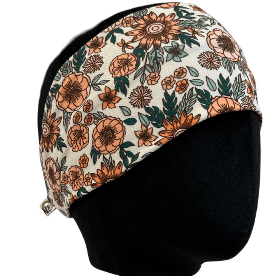 Peachy Garden Stretch Headband - The Sassy Olive