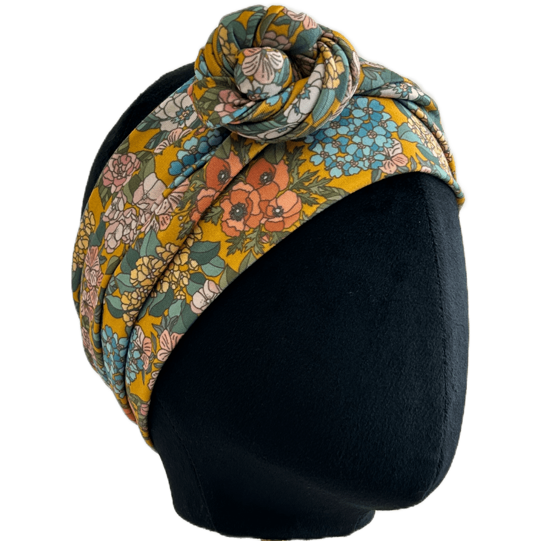 Pepperland Floral Wrap Headband - The Sassy Olive