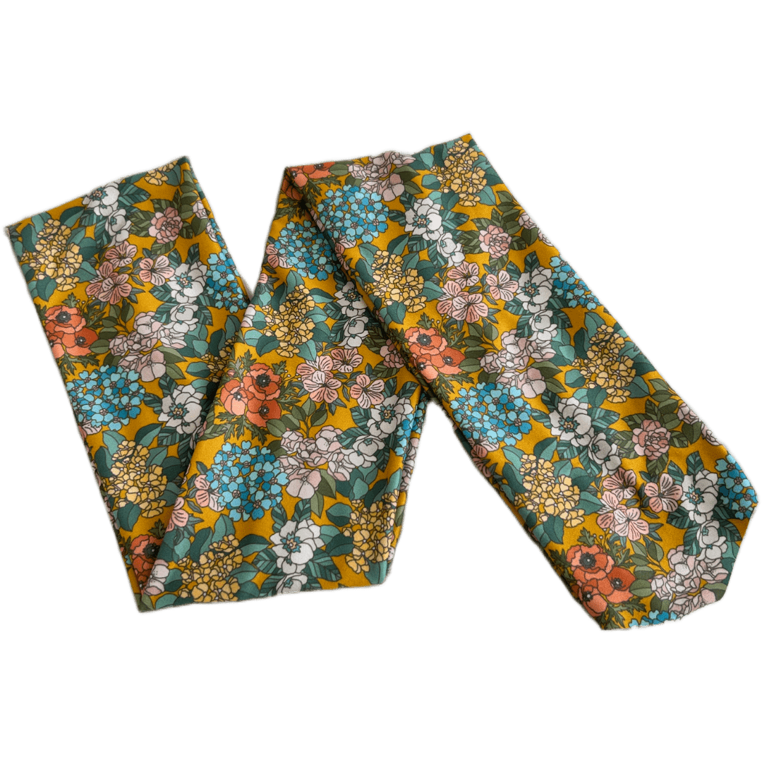 Pepperland Floral Wrap Headband - The Sassy Olive