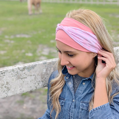 Petals &amp; Paisley Twist Headband - The Sassy Olive