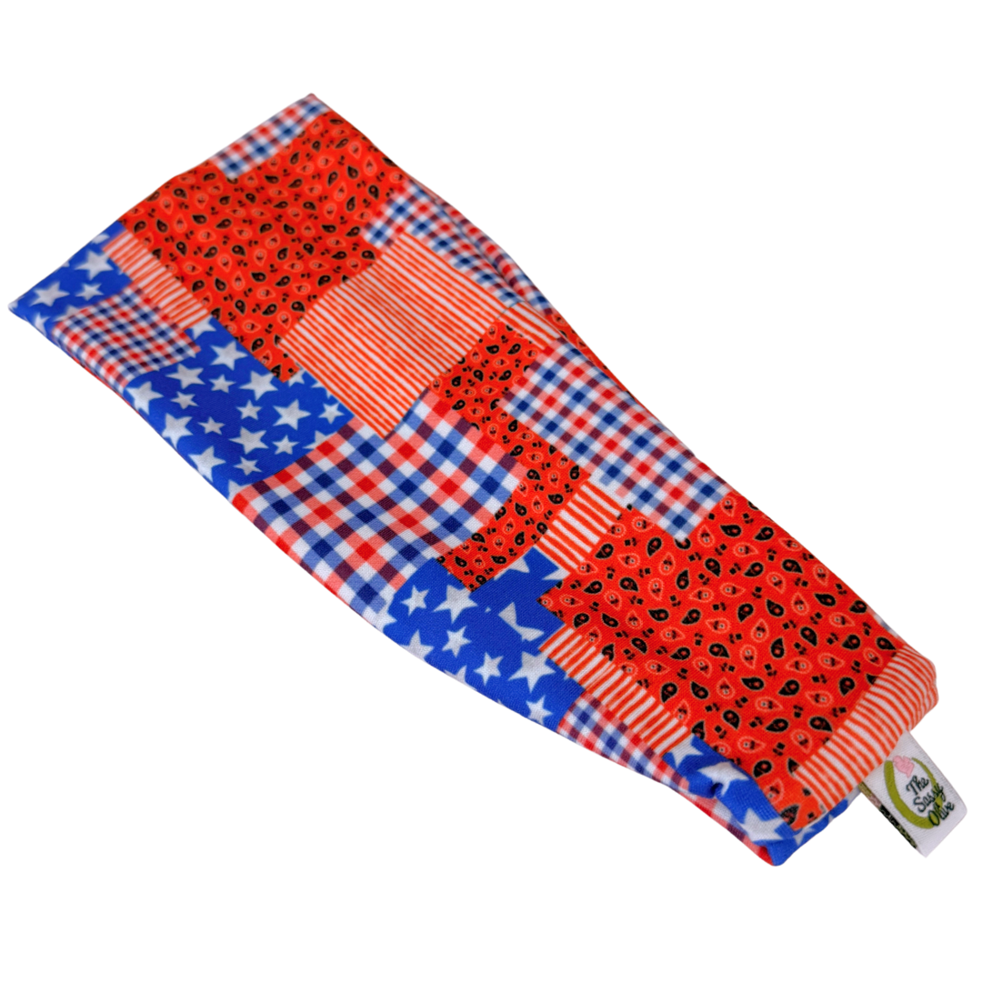 Picnic With Uncle Sam Stretch Headband - The Sassy Olive