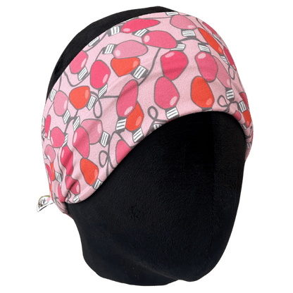 Pink Christmas Lights Stretch Headband - The Sassy Olive