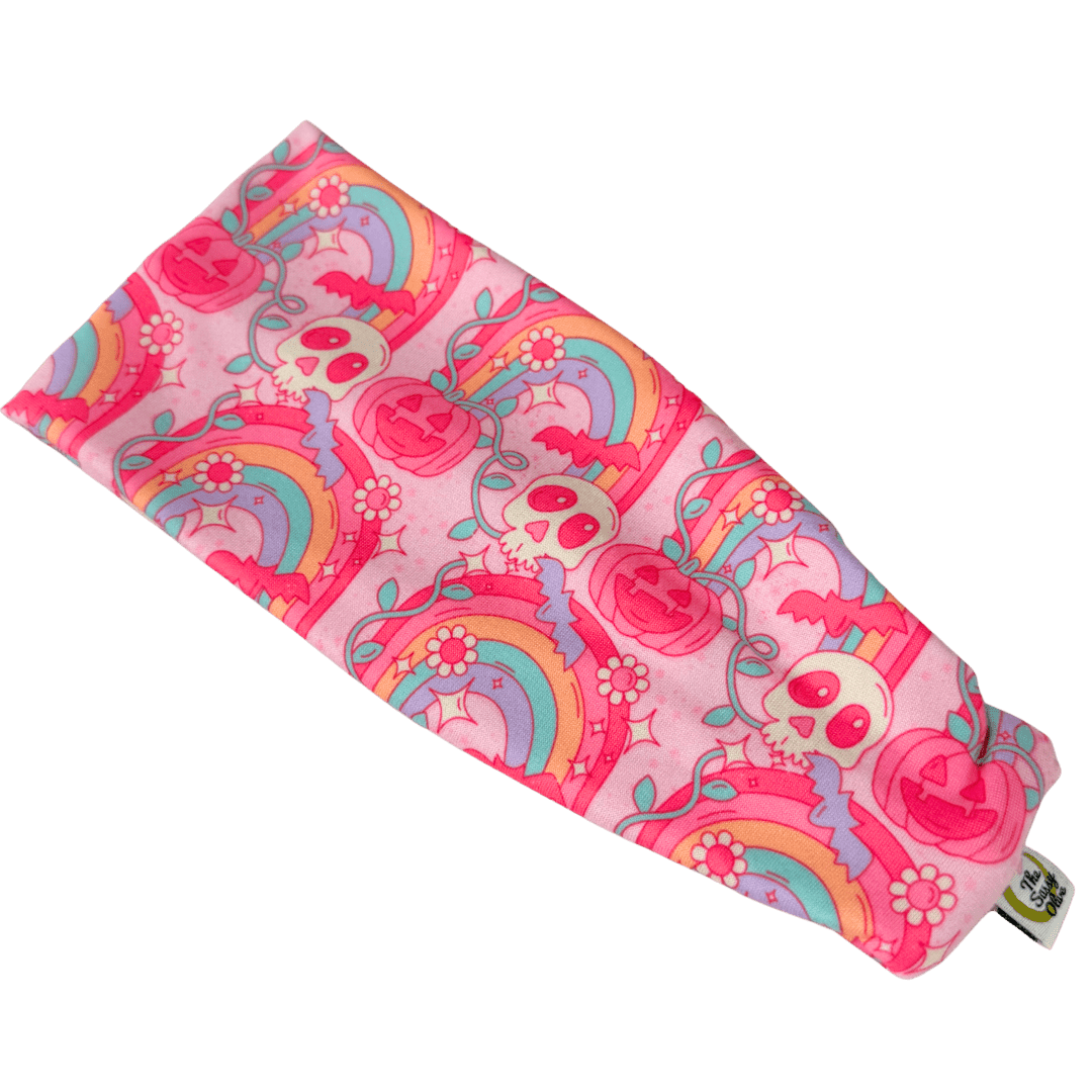 Pink Halloween Stretch Headband - The Sassy Olive