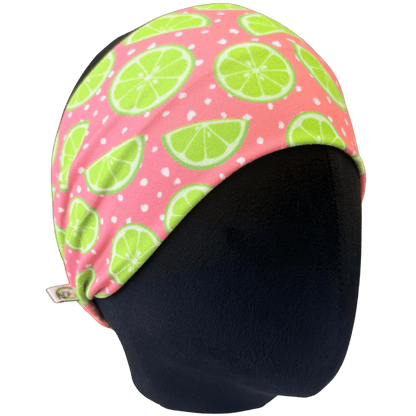 Pink Polka Dot Limes Stretch Headband - The Sassy Olive