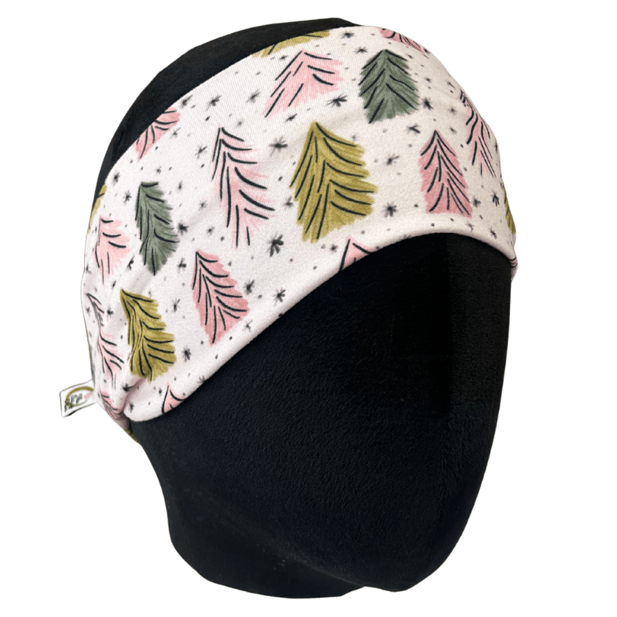 Pink Tree Farm Stretch Headband - The Sassy Olive