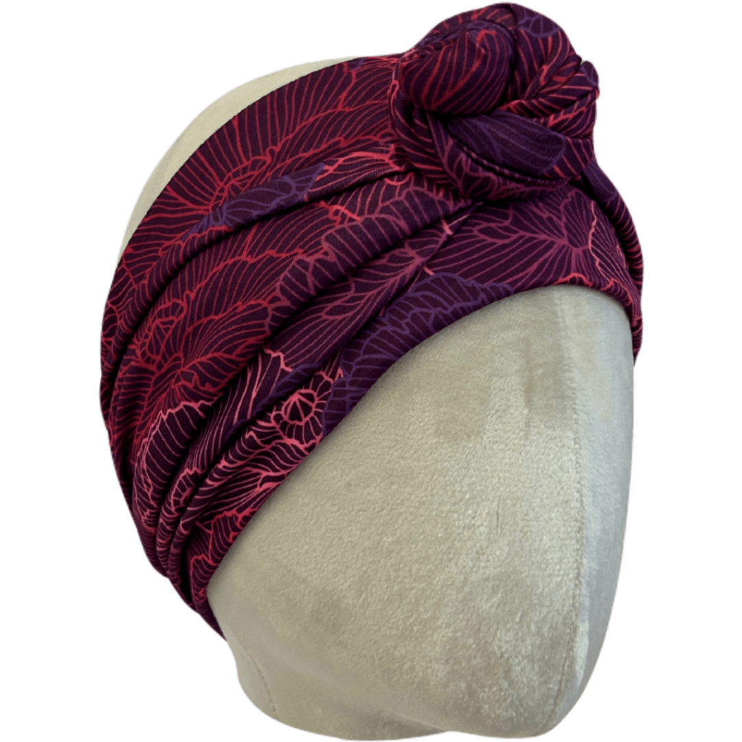 Plum Crazy Wrap Headband - The Sassy Olive
