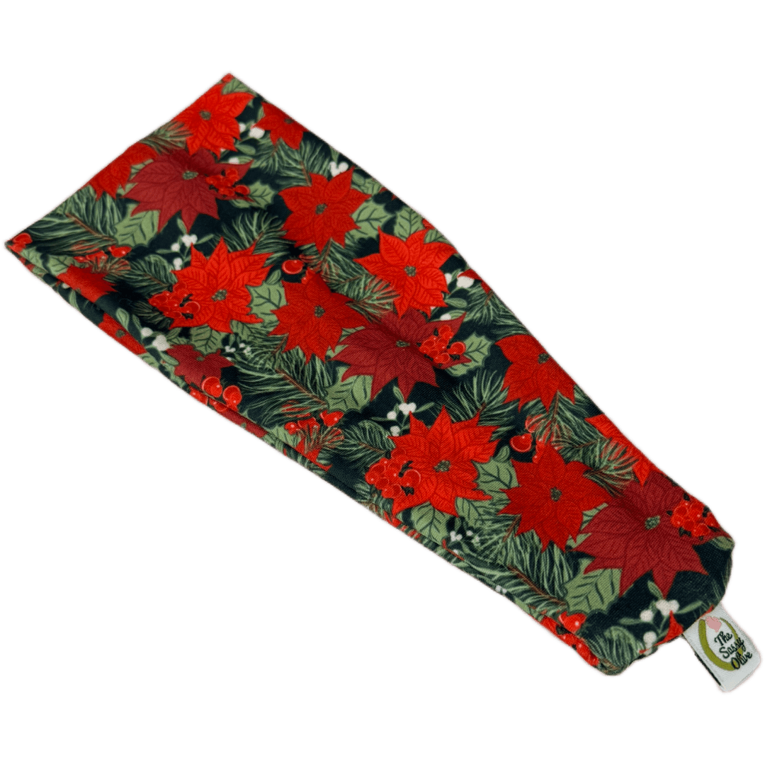 Poinsettia Garden Stretch Headband - The Sassy Olive