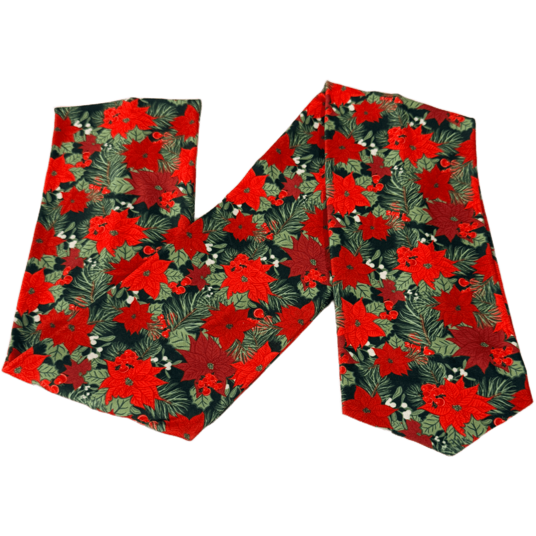 Poinsettia Garden Wrap Headband - The Sassy Olive