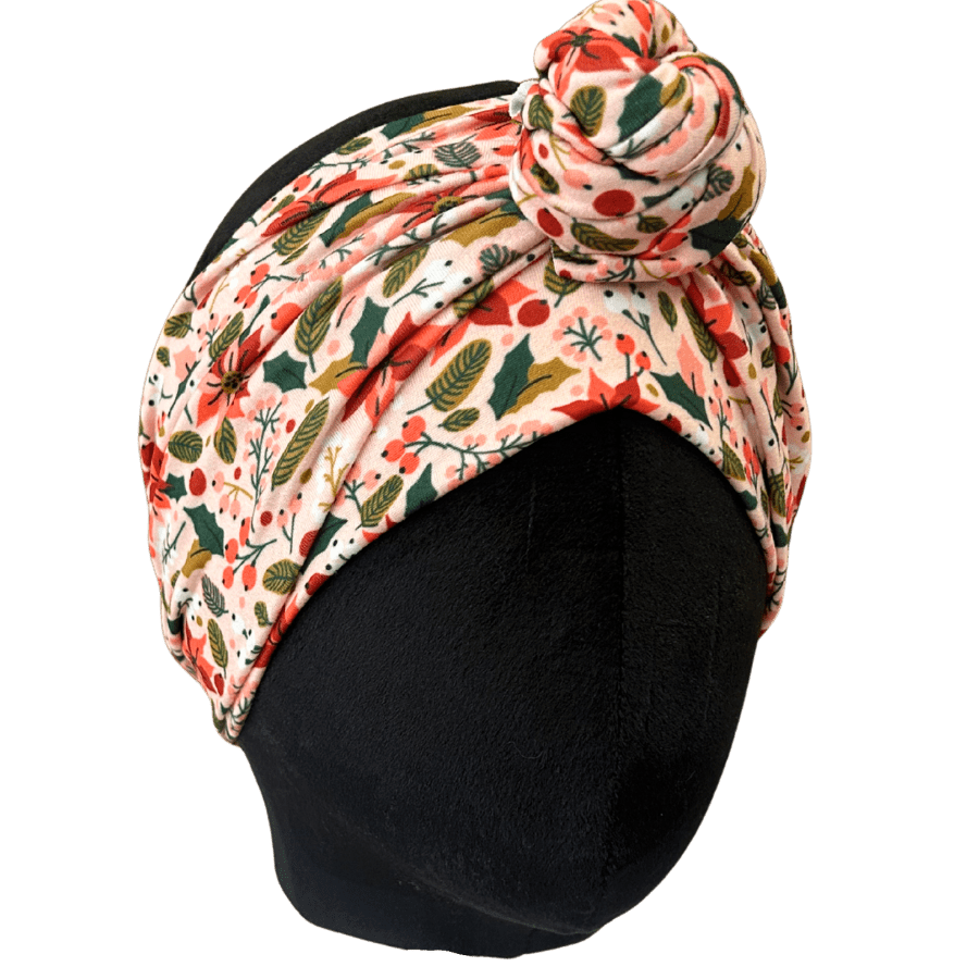 Poinsettia Princess Wrap Headband - The Sassy Olive