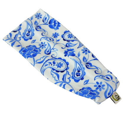 Porcelain Paisley Stretch Headband - The Sassy Olive