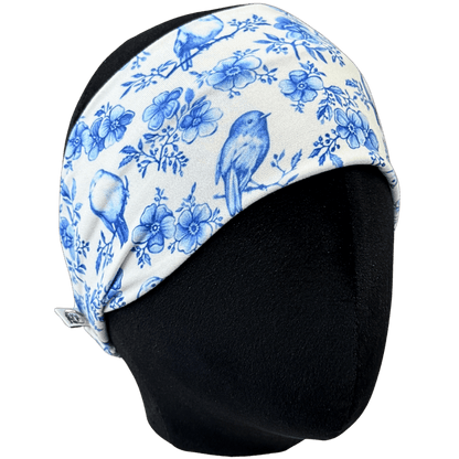 Porcelain Plate Robins Stretch Headband - The Sassy Olive