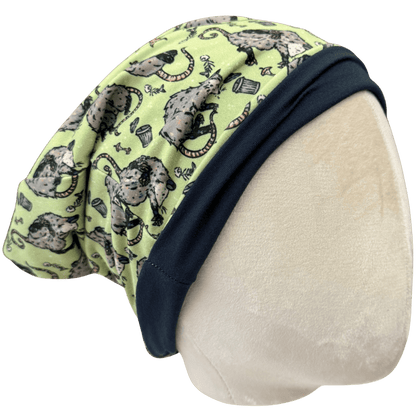 Possums by CloudKBD Slouchy Beanie - The Sassy Olive