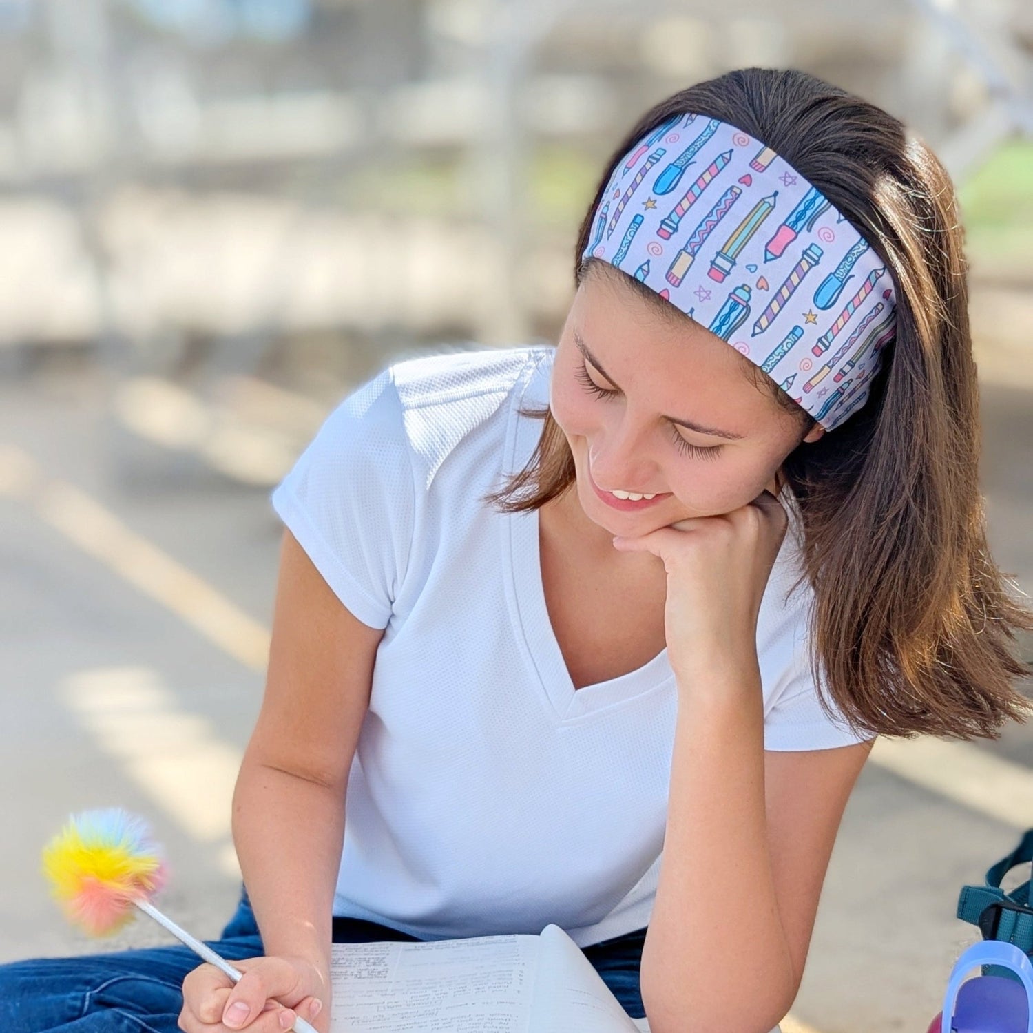 Pretty Pencils Stretch Headband - The Sassy Olive
