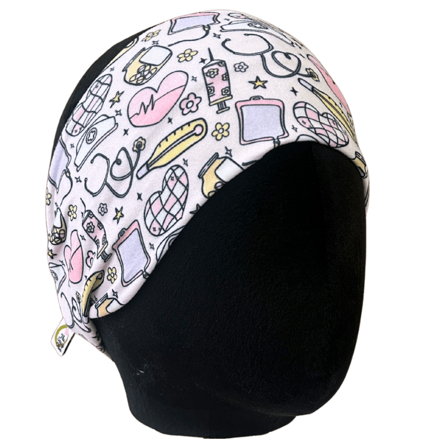 Pretty Pink Nurse Stretch Headband - The Sassy Olive