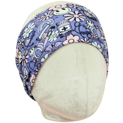 Pretty Purple Nurse Stretch Headband - The Sassy Olive