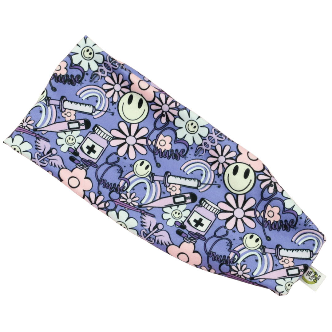 Pretty Purple Nurse Stretch Headband - The Sassy Olive