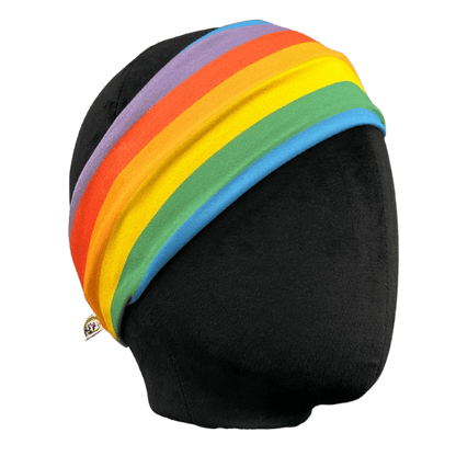 Pride Rainbow Stripes Stretch Headband - The Sassy Olive