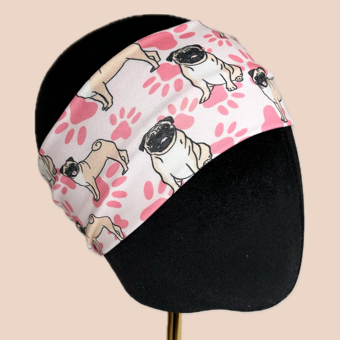 Pug Stretch Headband - The Sassy Olive