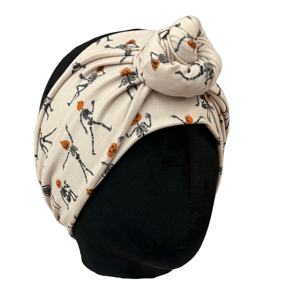 Pumpkin Heads Wrap Headband - The Sassy Olive