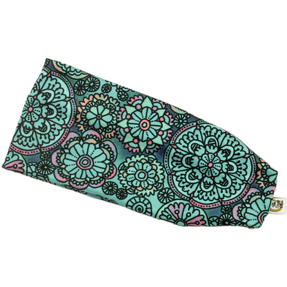 Rabia Blue Stretch Headband - The Sassy Olive