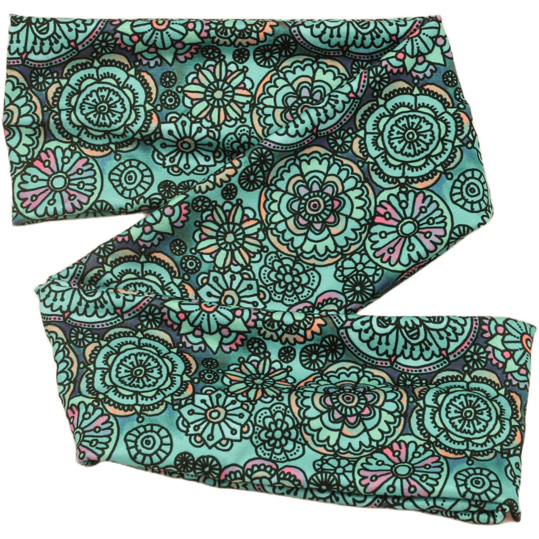 Rabia Blue Wrap Headband - The Sassy Olive