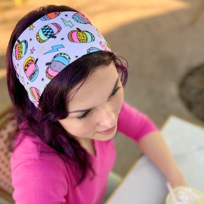 Rainbow Pumpkins Stretch Headband - The Sassy Olive